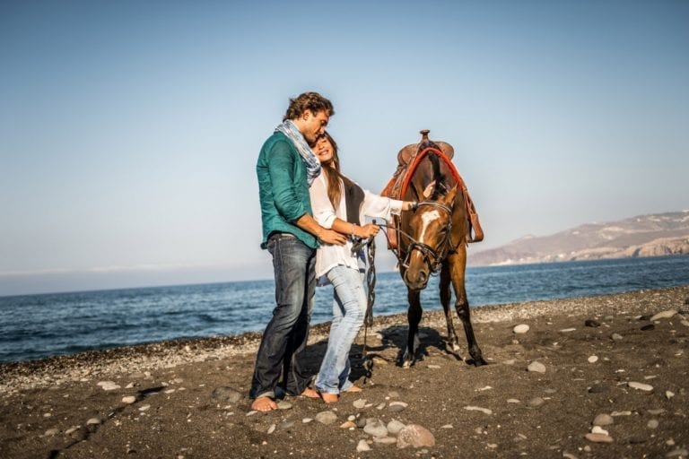 Horseriding Santorini