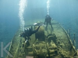 Santorini Diving Wreck Dive