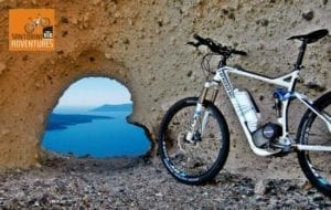 Santorini biking
